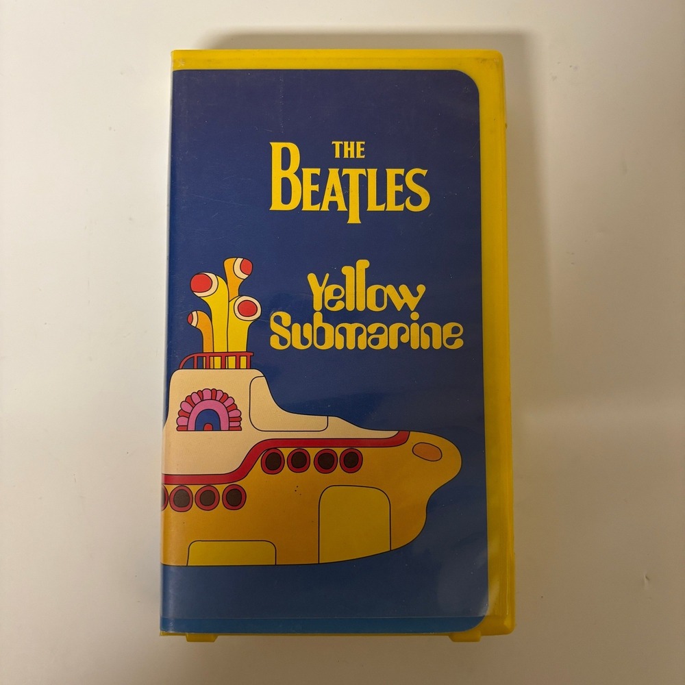 The Beatles Yellow Submarine VHS 1999 Digital Video Transfer‎ Yellow Clamshell